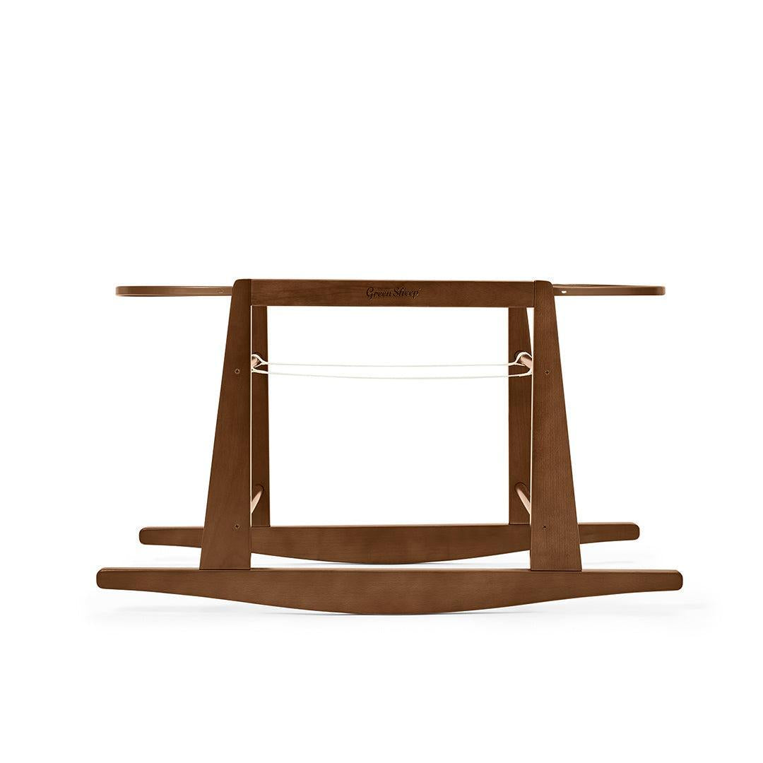  The Little Green Sheep Rocking Moses Basket Stand - Walnut、mySite、merchandisen