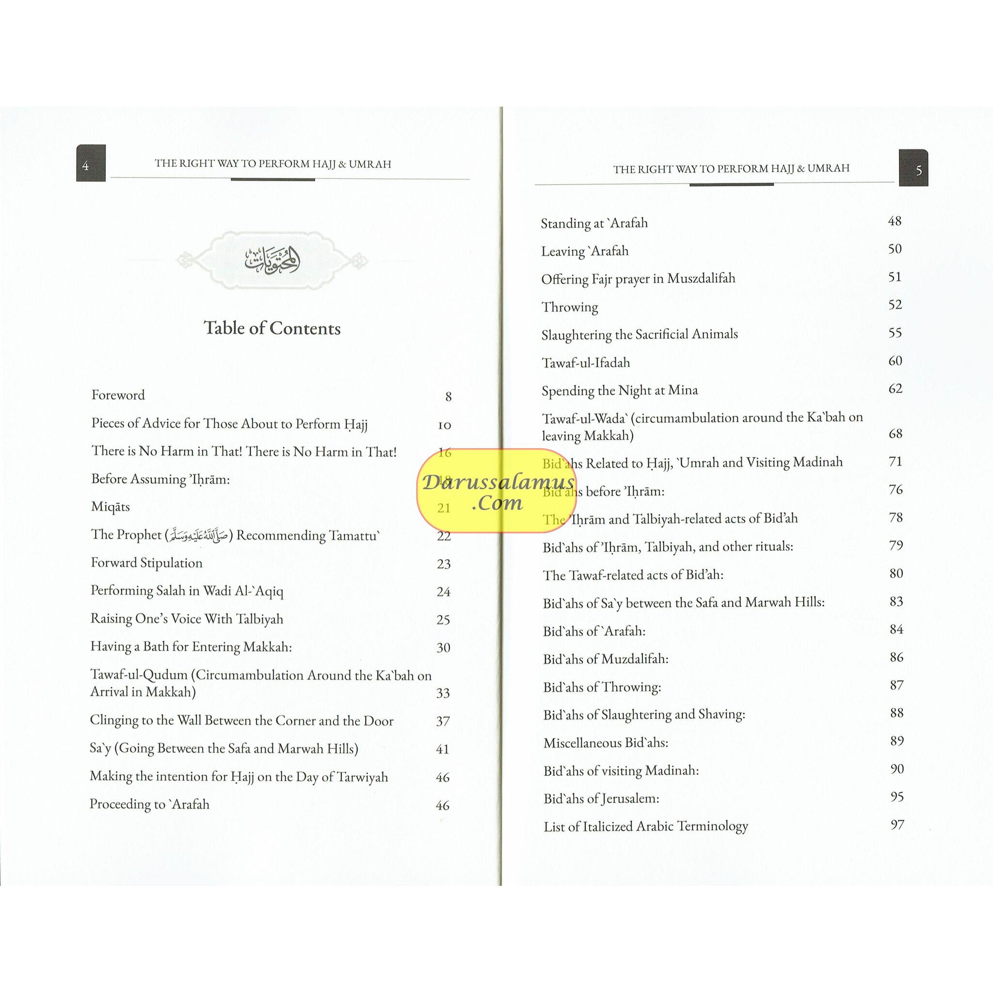 The Right Way to Perform Hajj & Umrah By Shaykh Nasir Din Albani、mySite、topwebapps