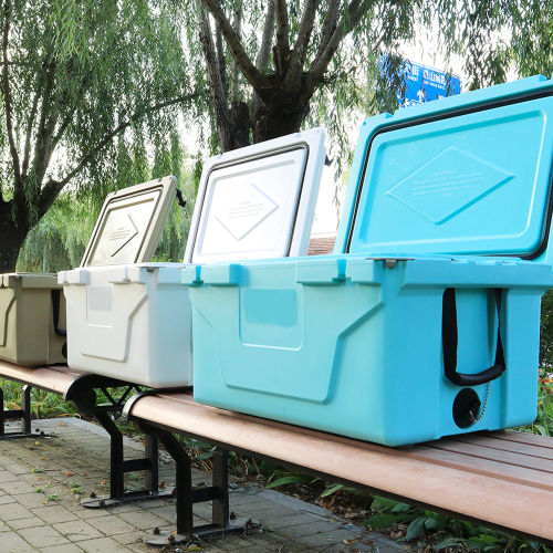 Hot Selling Blue color 65QT Outdoor cooler fish ice chest Box 2022 Popular Camping Cooler Box、、eastwooduniform