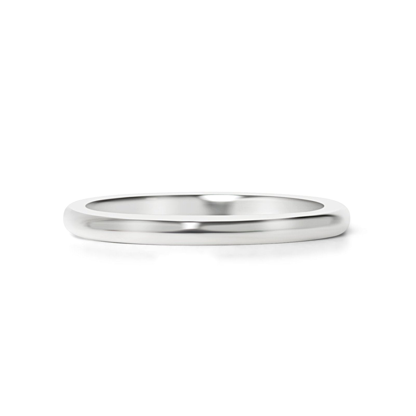 Highly Polished Rounded Stainless Steel Blank Ring 2mm - 6mm / CFR3029、mySite、dreamappss