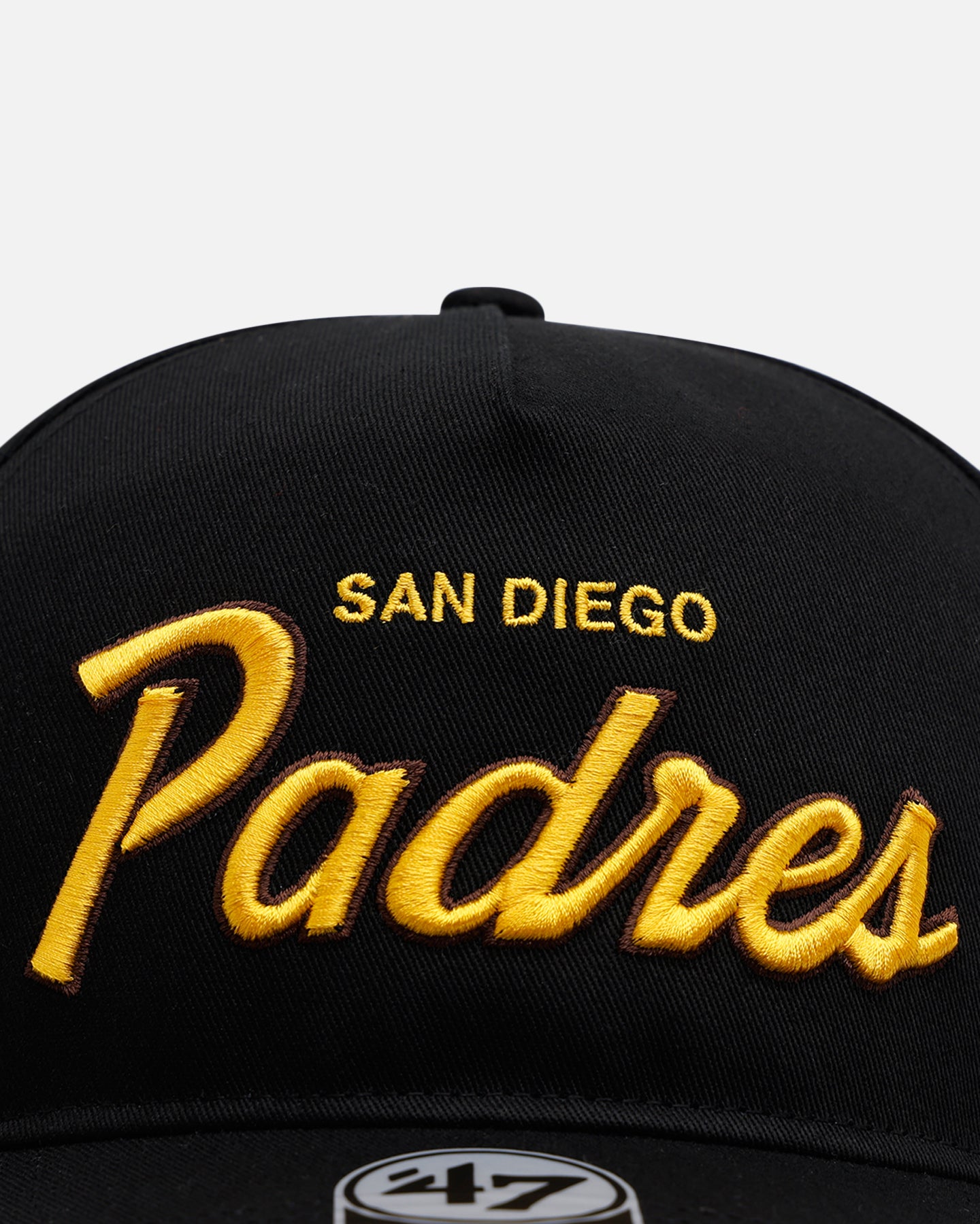 47 Brand San Diego Padres 'Black Dome Script' 47 Hitch Snapback Black、mySite、zt4zffjzw