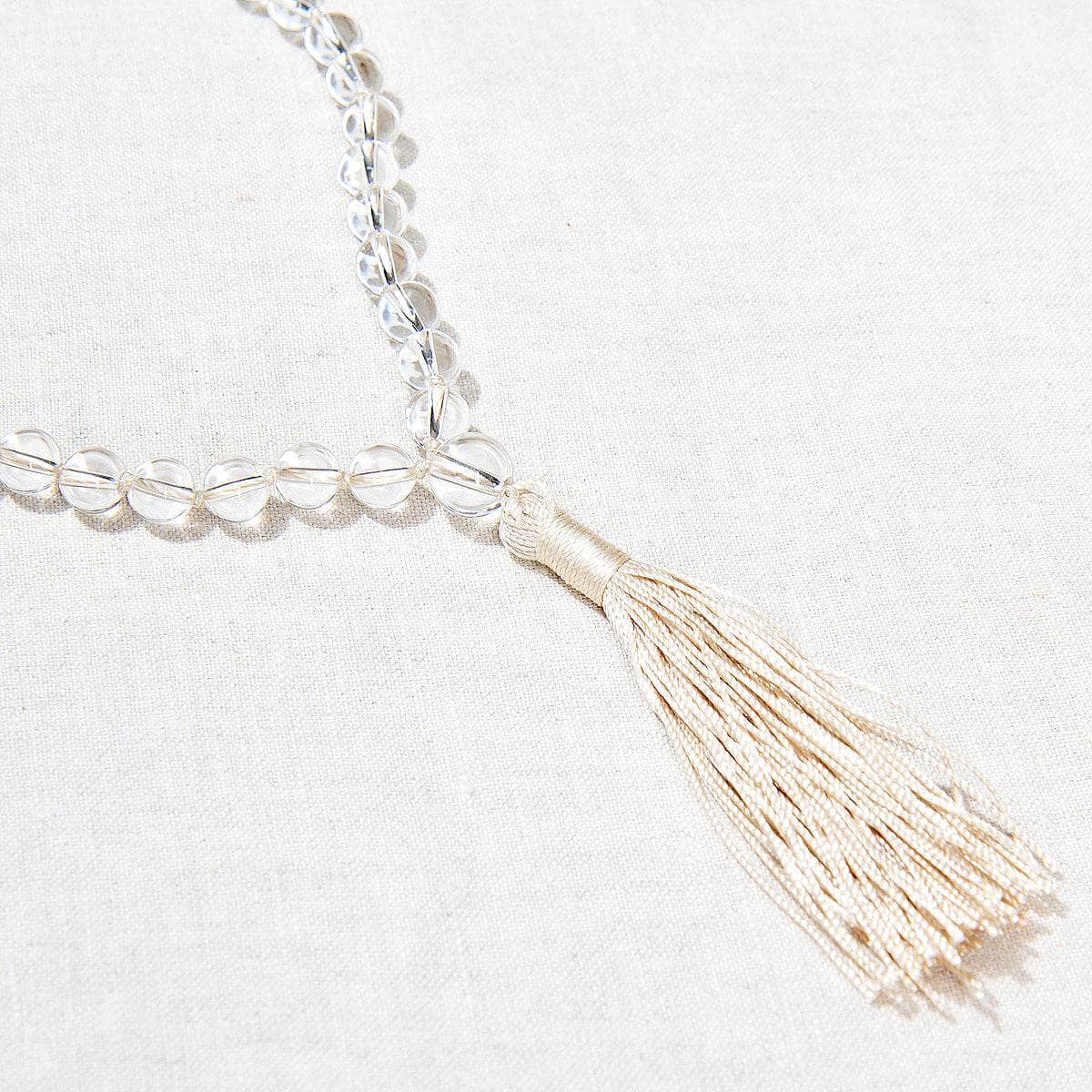 Clear Quartz Mala - High-Energy Gemstones、mySite、hinf8tx79