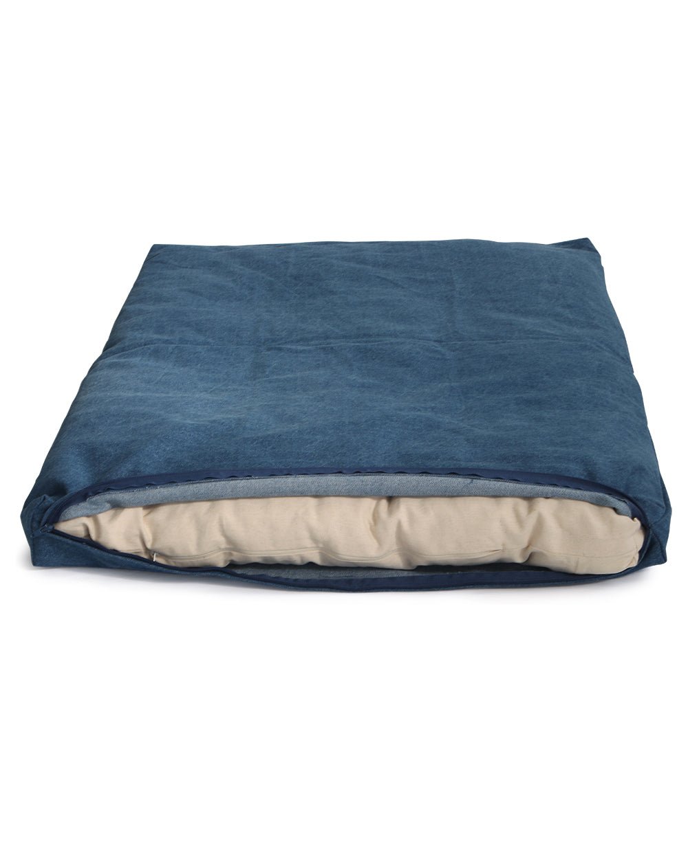 Classic Blue Zabuton Meditation Mat Cushion、mySite、topwebapps