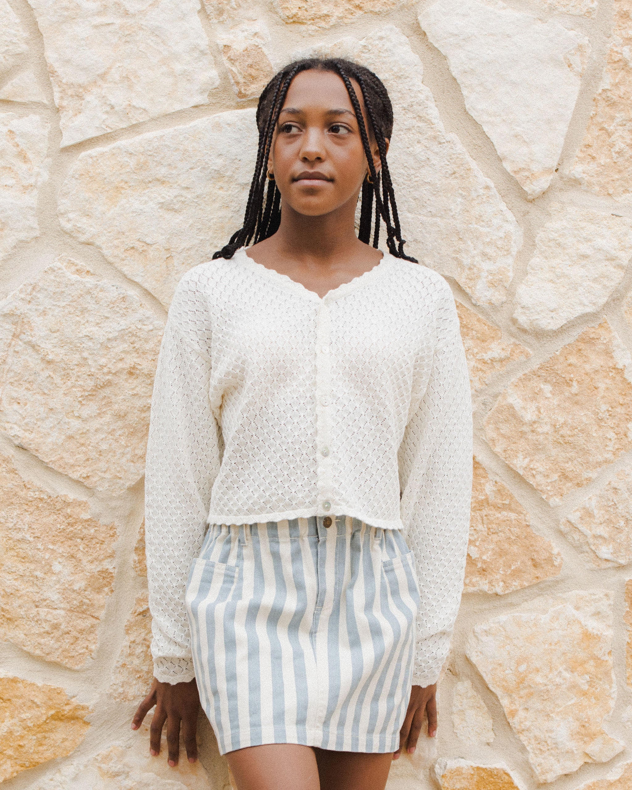  Denim Mini Skirt | Ocean Stripe、mySite、layawaytickets