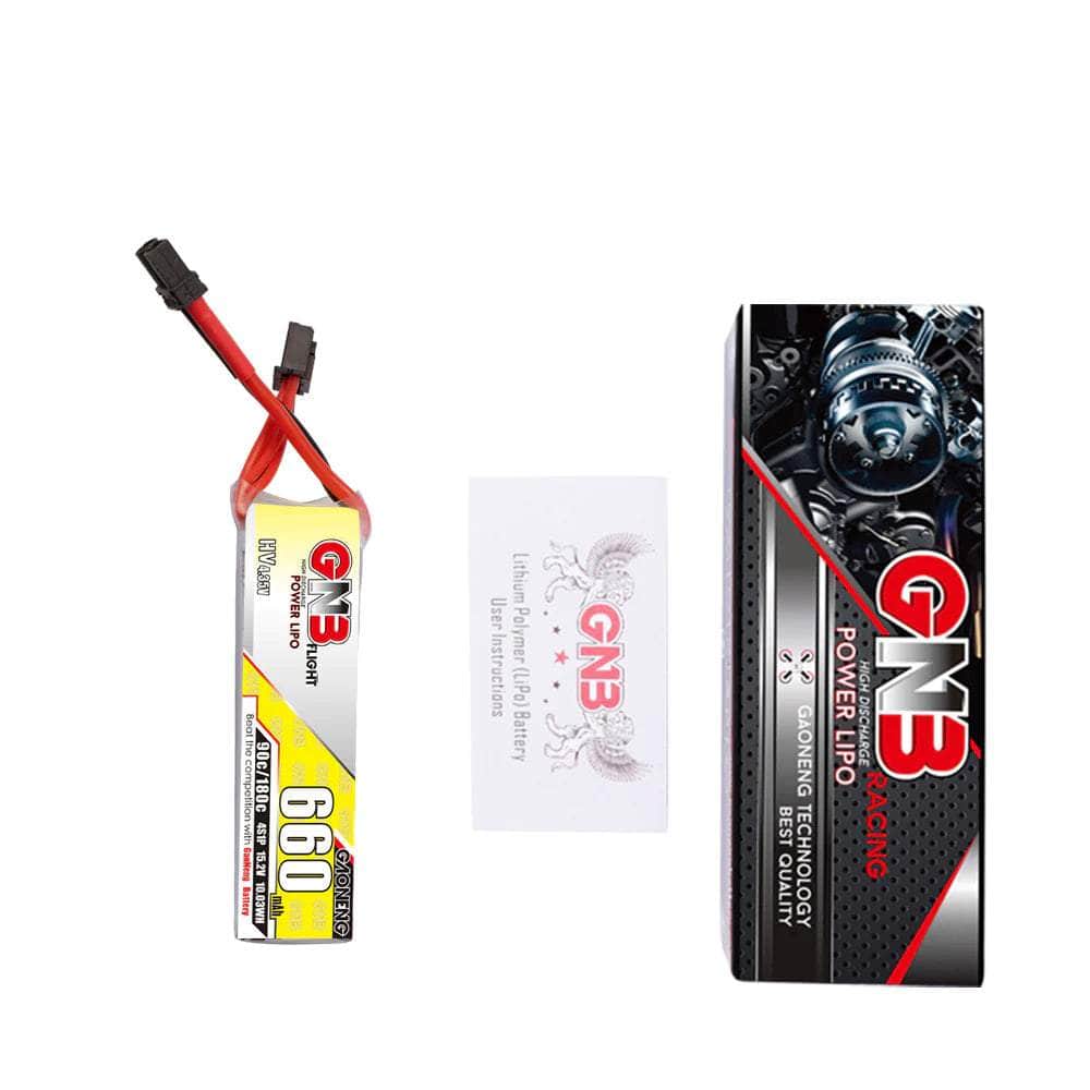  Gaoneng GNB 15.2V 4S 660mAh 90C LiHV Micro Battery (Long Type) - XT30、mySite、merchandisen