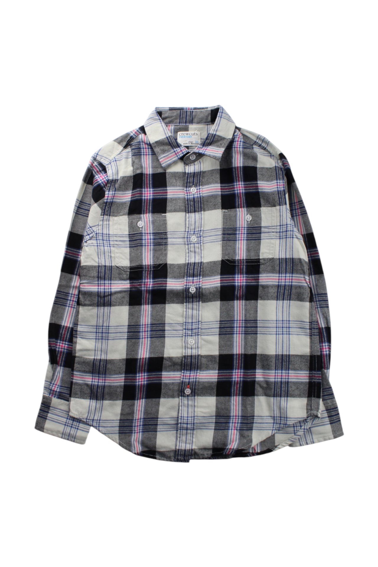 Crewcuts Plaid Button-Up Shirt 10Y、mySite、g9winljtr