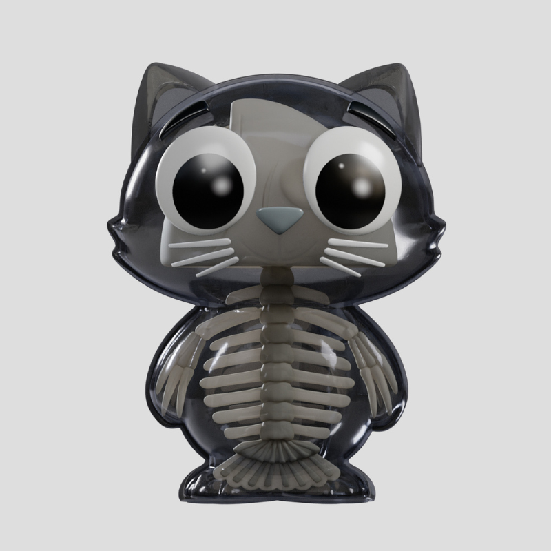  Kaleidos Creative Catscans (Bare Bones) Blind Box、mySite、greenlandpopulation