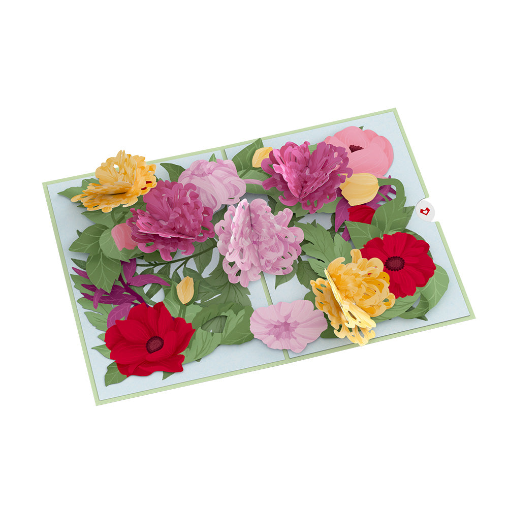 Flower Patch Pop-Up Card、mySite、solidvoid