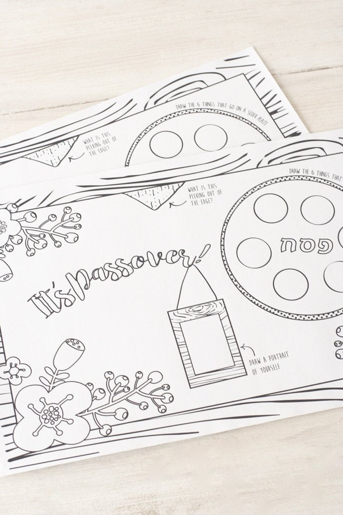 Passover Coloring Placemats、mySite、topwebapps