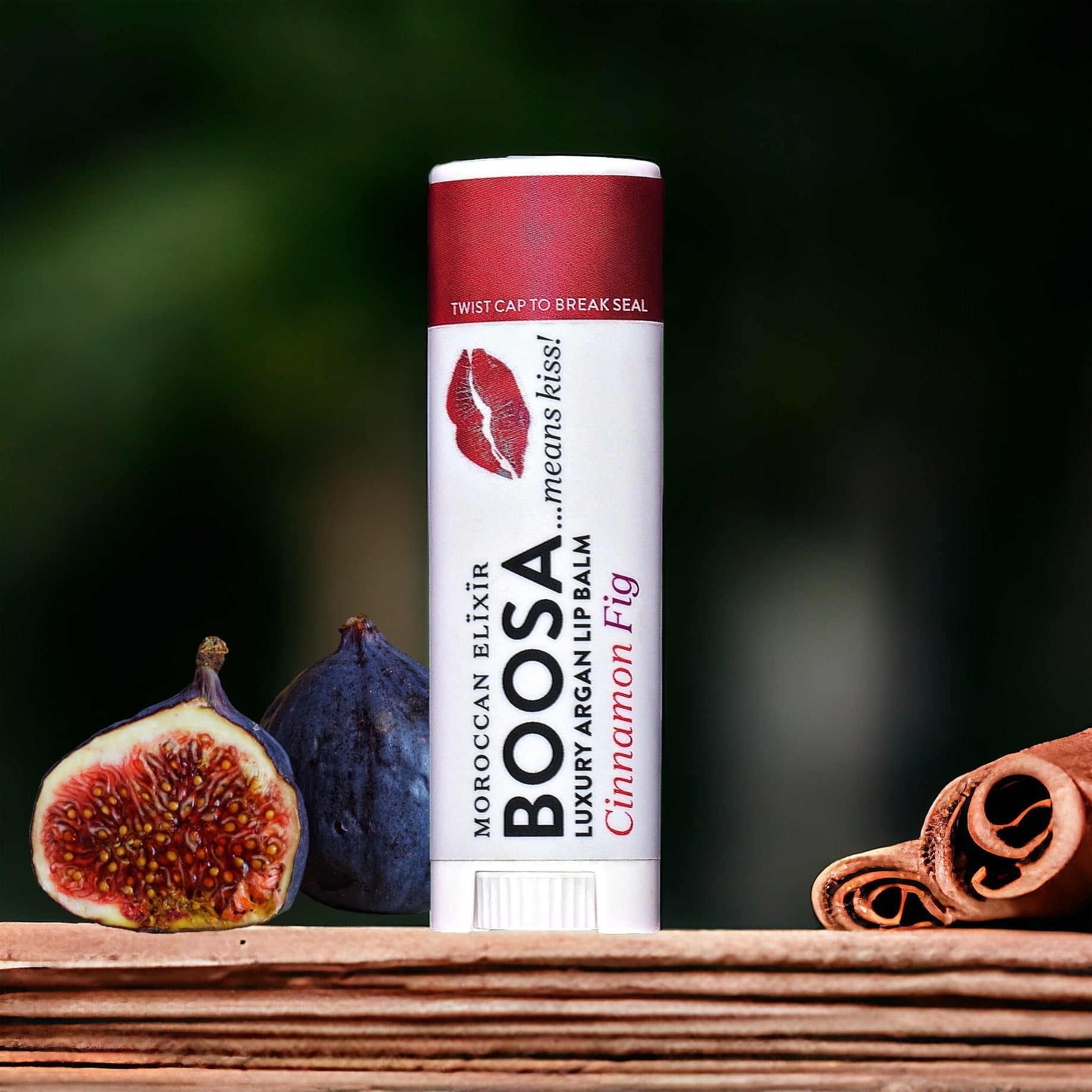  BOOSA Argan Lip Balm (Cinnamon Fig)、mySite、elrpsem3k