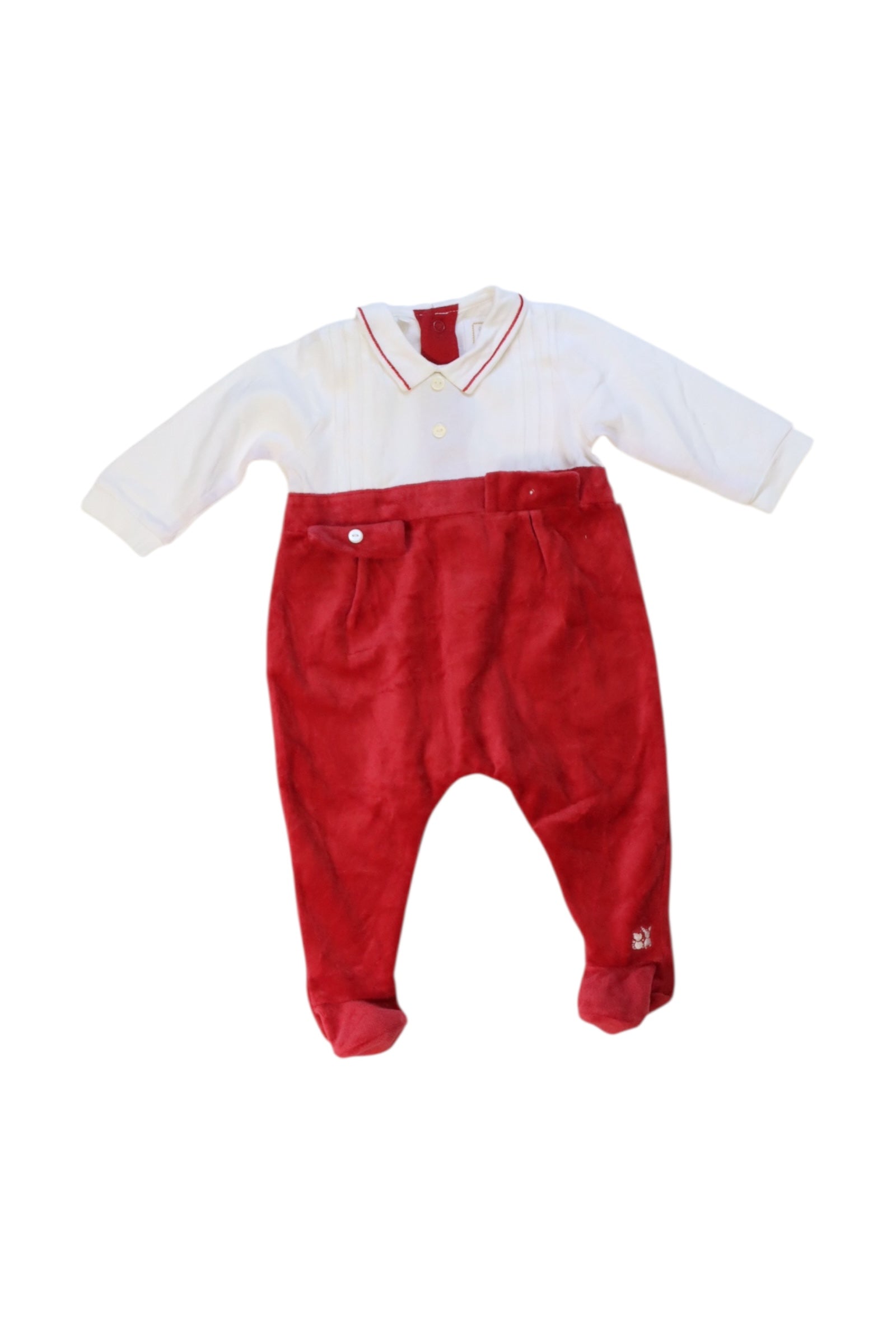 Emile Et Rose Long Sleeve Romper - 0-3M、mySite、g9winljtr
