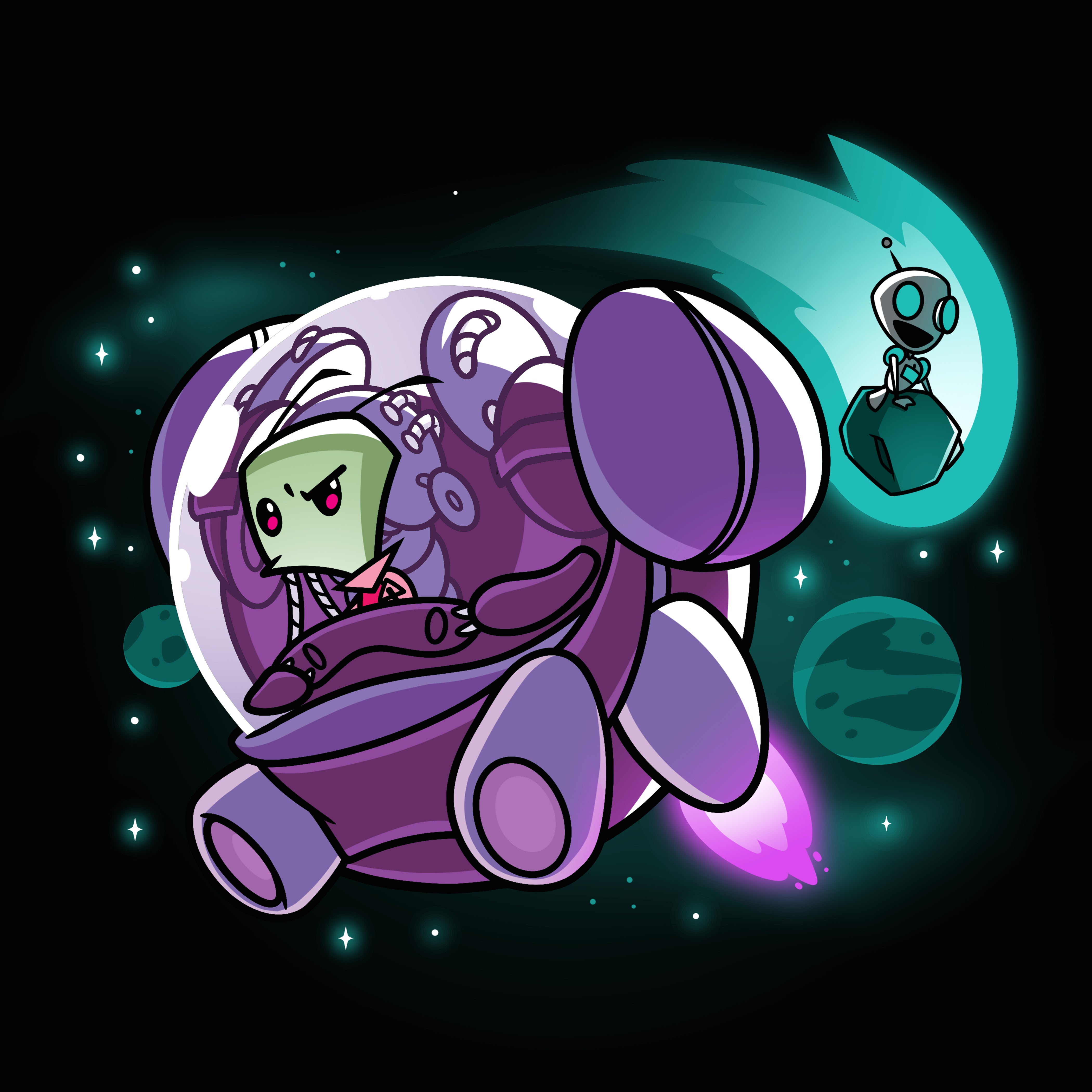 Zim and Gir in Space、mySite、lovesweatpilates