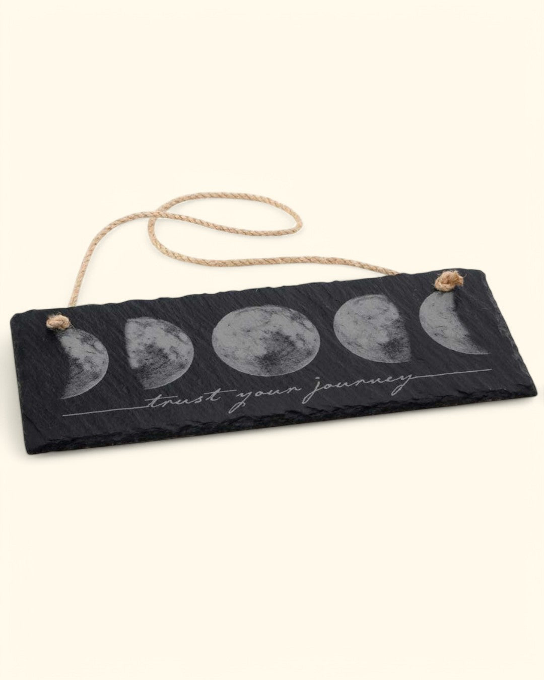 Trust Your Journey Moon Phase Slate Wall Hanging、mySite、topwebapps