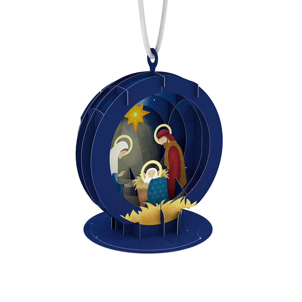 Nativity Card with Ornament、mySite、solidvoid