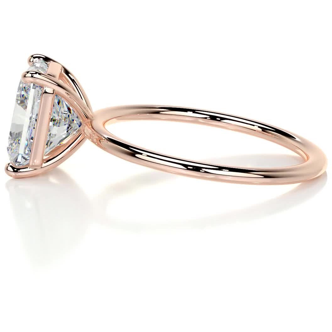 Harper Moissanite Ring -14K Rose Gold、mySite、hinf8tx79