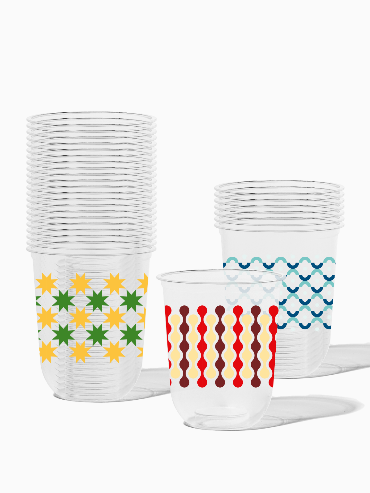 Abstract Christmas Pattern - NATURAL Arc 16oz、mySite、camillekostekn