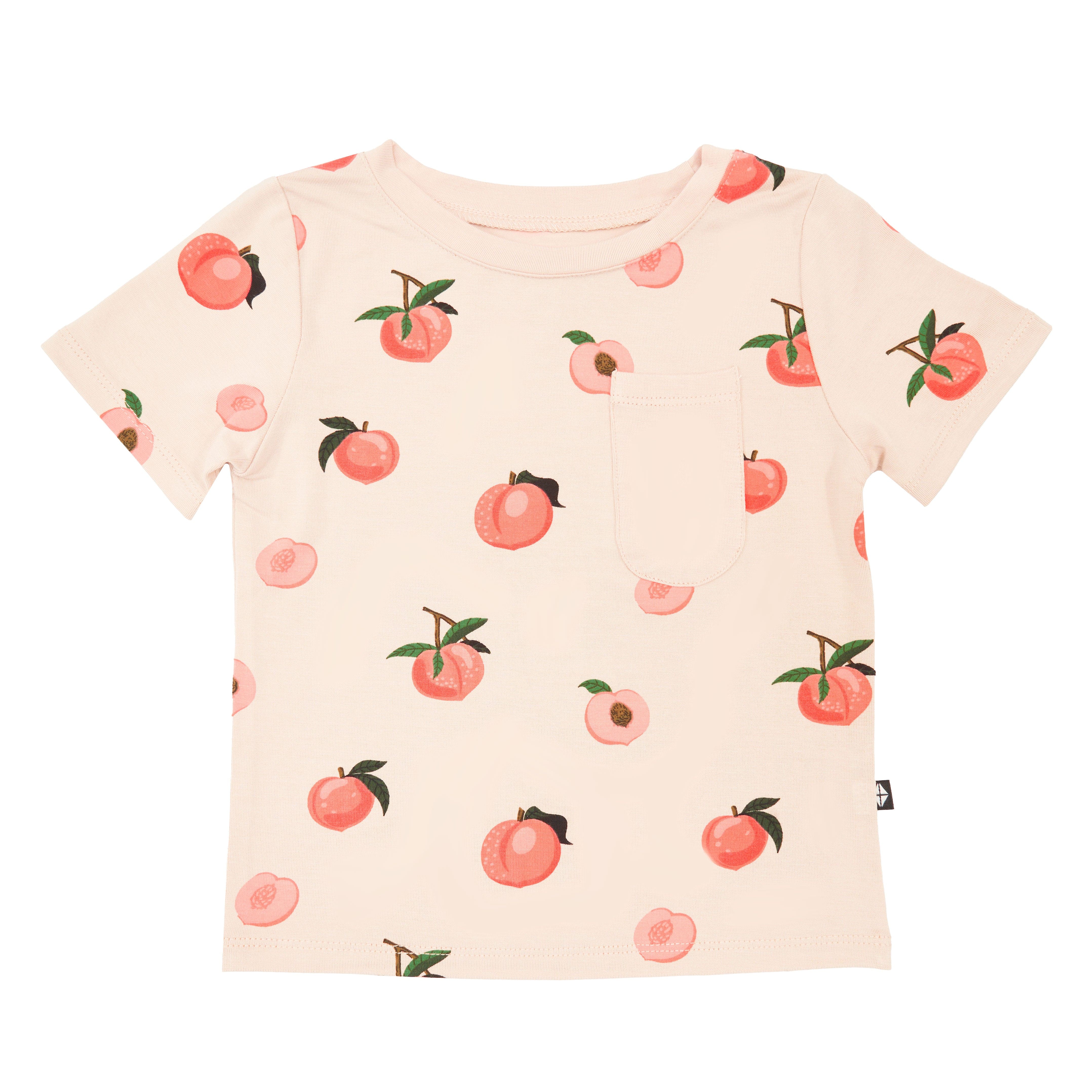  Toddler Crew Neck Tee in Peach、mySite、layawaytickets