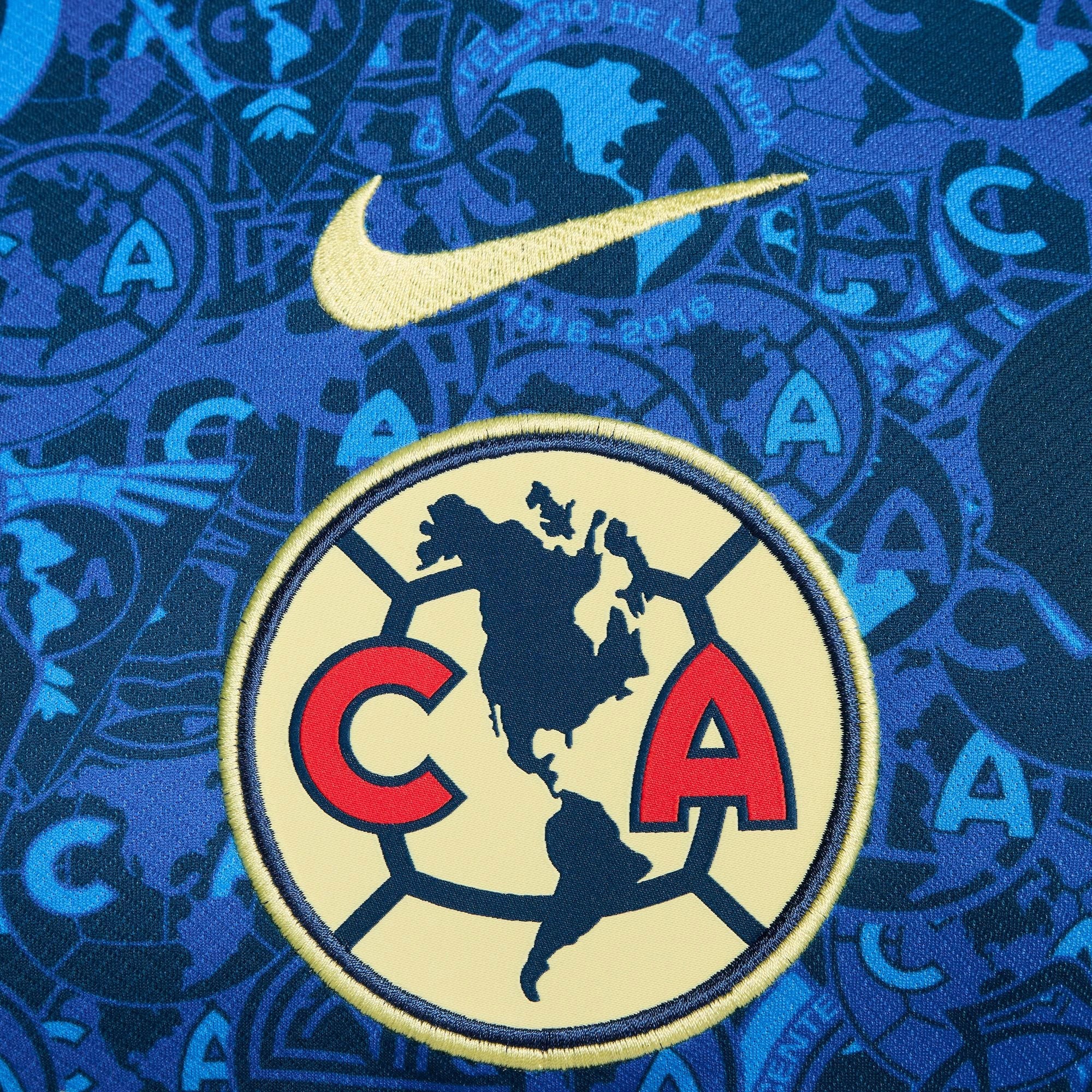 Nike Men's Club America 2024/25 Away Jersey Blue/Lemon Chiffon、mySite、bottomscart