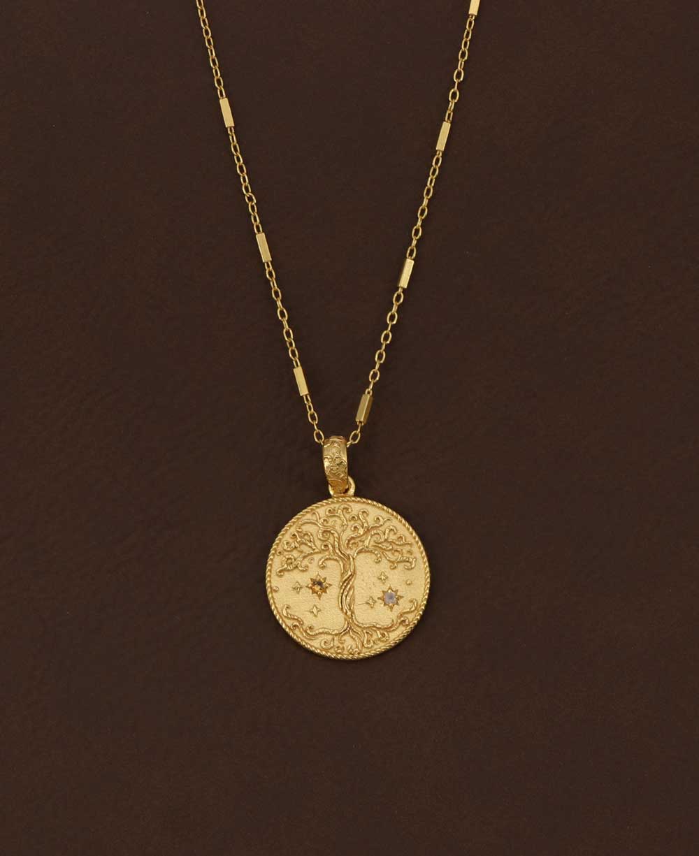 Celestial Tree of Life Gold Plated Necklace、mySite、topwebapps