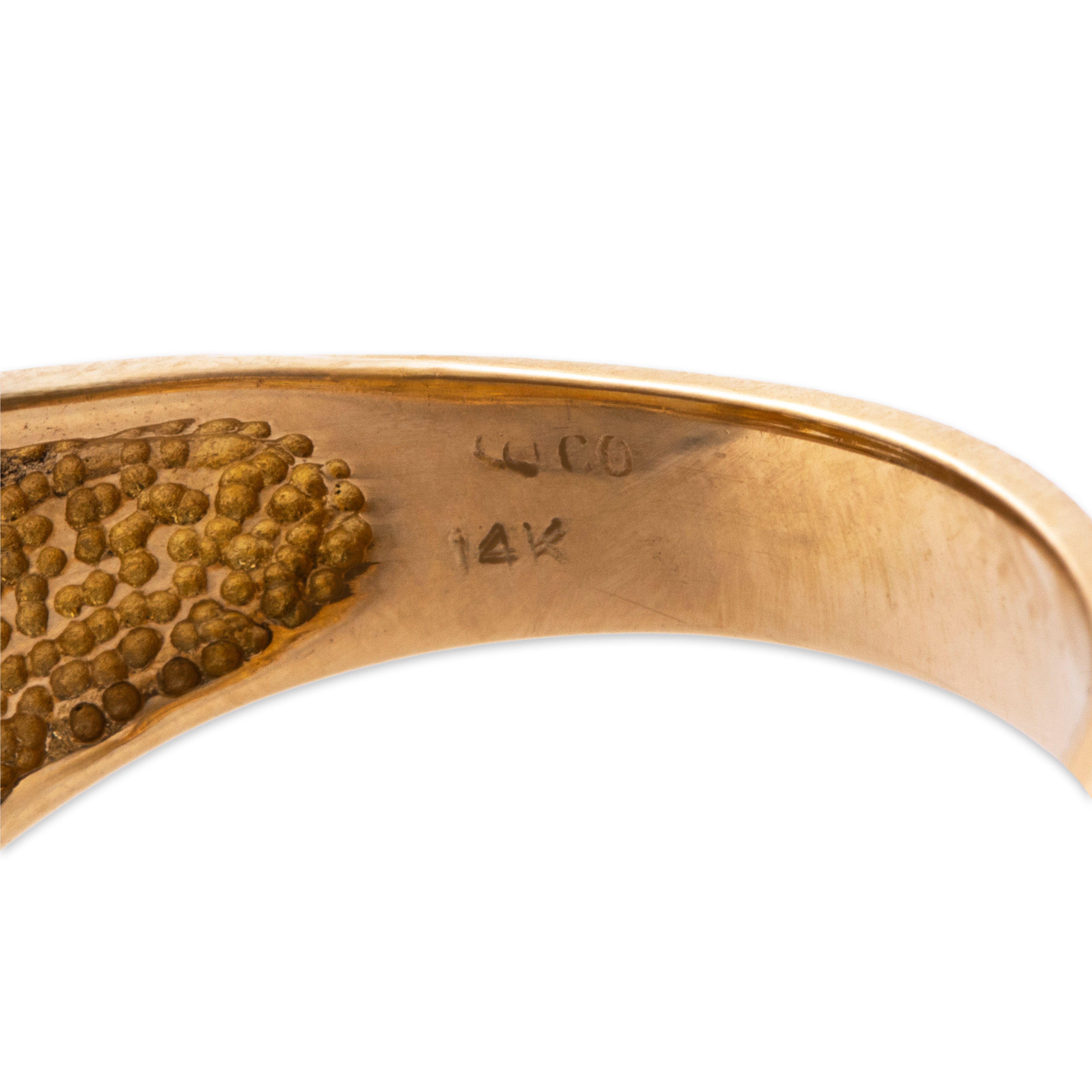 Vintage 14k Yellow & Rose Gold 2.04ct Onyx Soaring Eagle Signet Ring 7.75、mySite、hinf8tx79