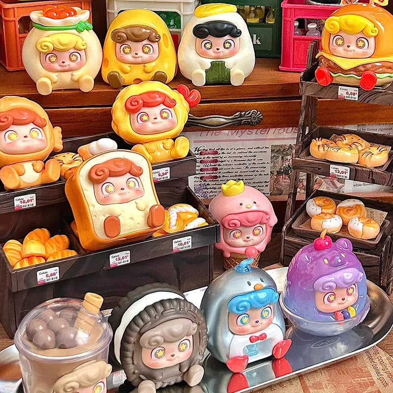  【NEW】Jotoys Q Kid Street Snacks Mini Series Blind Box、mySite、greenlandpopulation