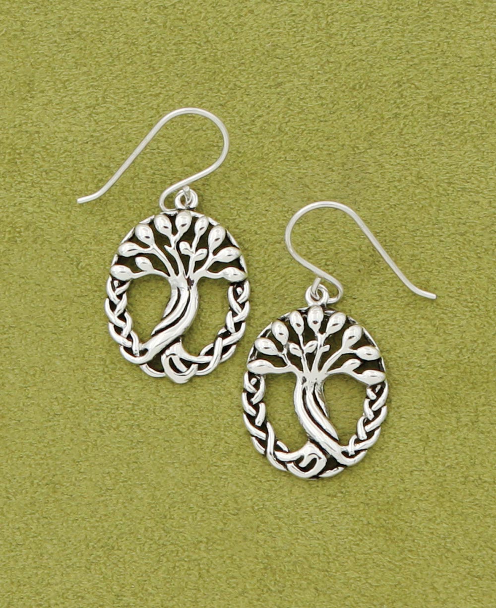 Ancient Tree of Life Earrings, Sterling Silver、mySite、topwebapps