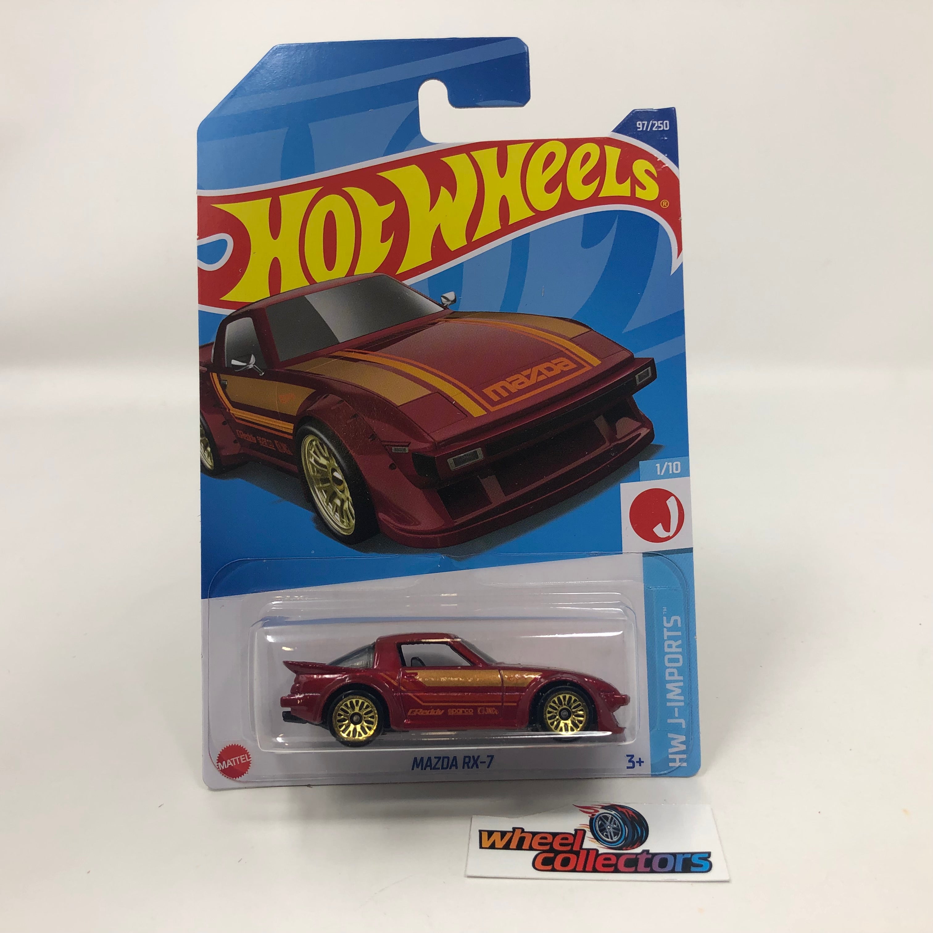 Mazda RX-7 #97 * RED * 2022 Hot Wheels Case L、mySite、hgirdovlk