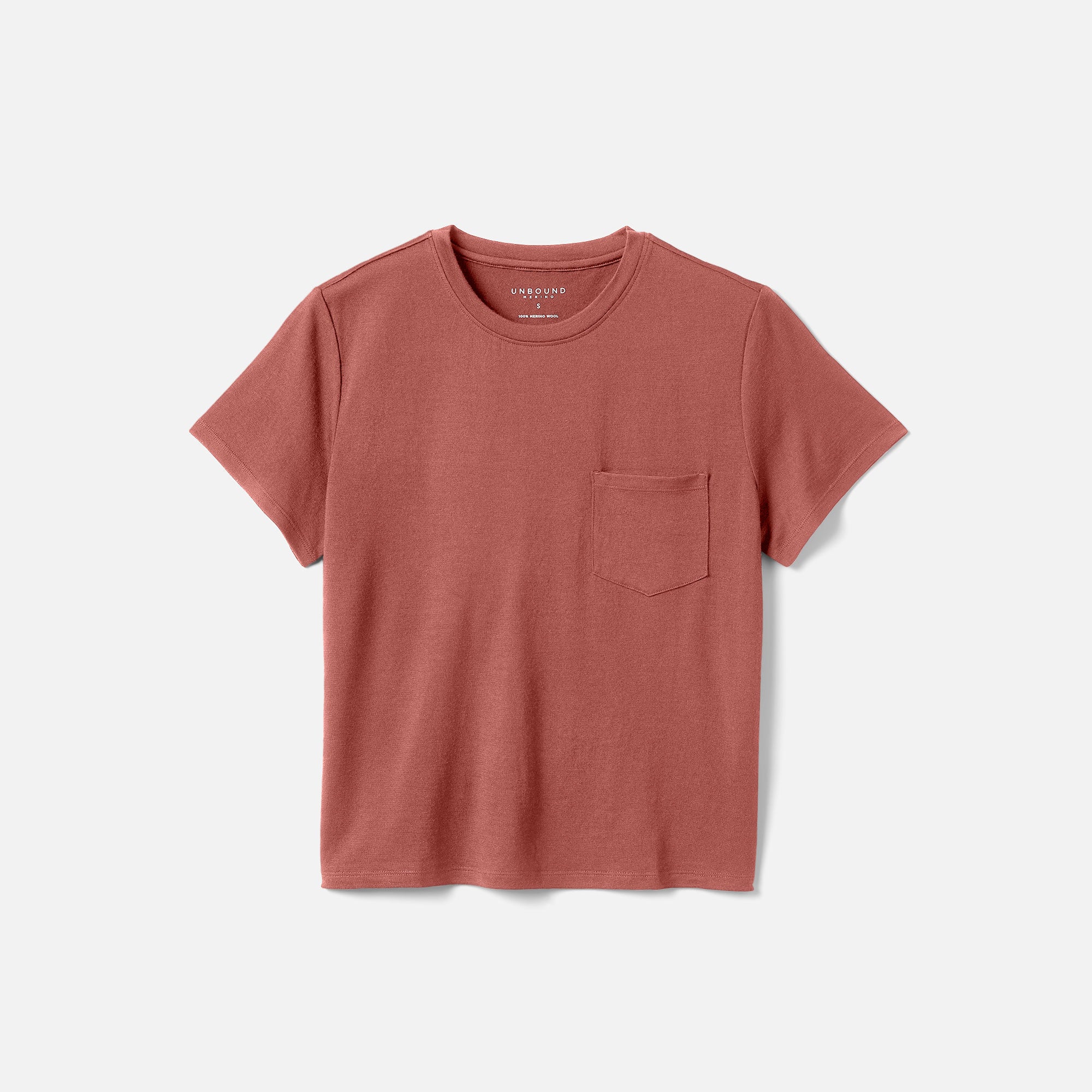 Women's Merino Boxy Pocket Tee、mySite、noshort