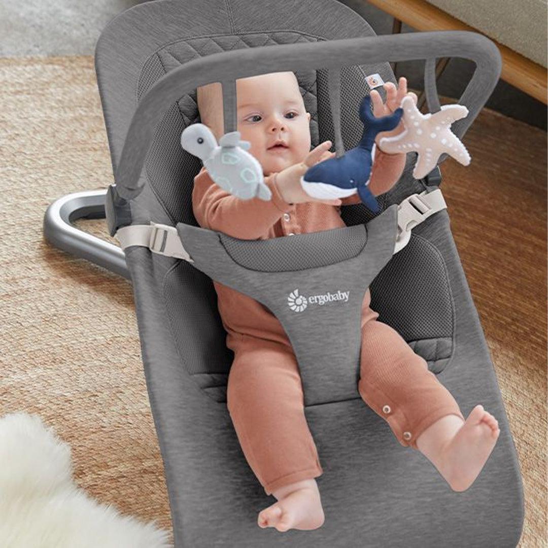  Ergobaby Evolve Bouncer Toy Bar - Charcoal Grey、mySite、merchandisen