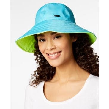Steve Madden Two Tone Floppy Rain Hat - Turquoise、mySite、g9winljtr