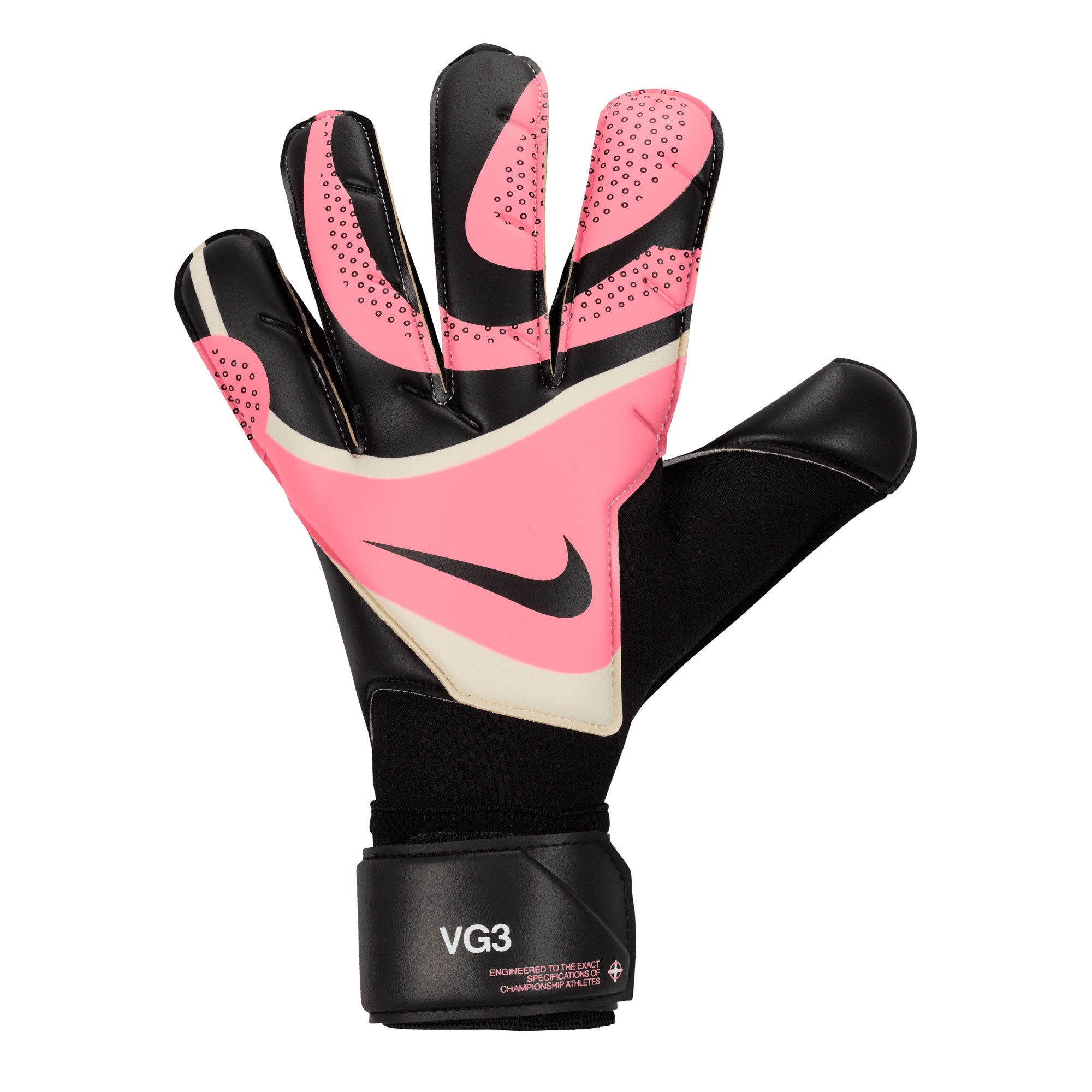 Nike Men's Vapor Grip 3 Goalkeeper Gloves Sunset Pulse/Black、mySite、noshort
