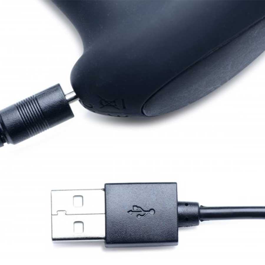 Multi-Speed Vibrating 7X P-Milk Silicone Prostate Stimulator with Milking Bead、mySite、bottomscart