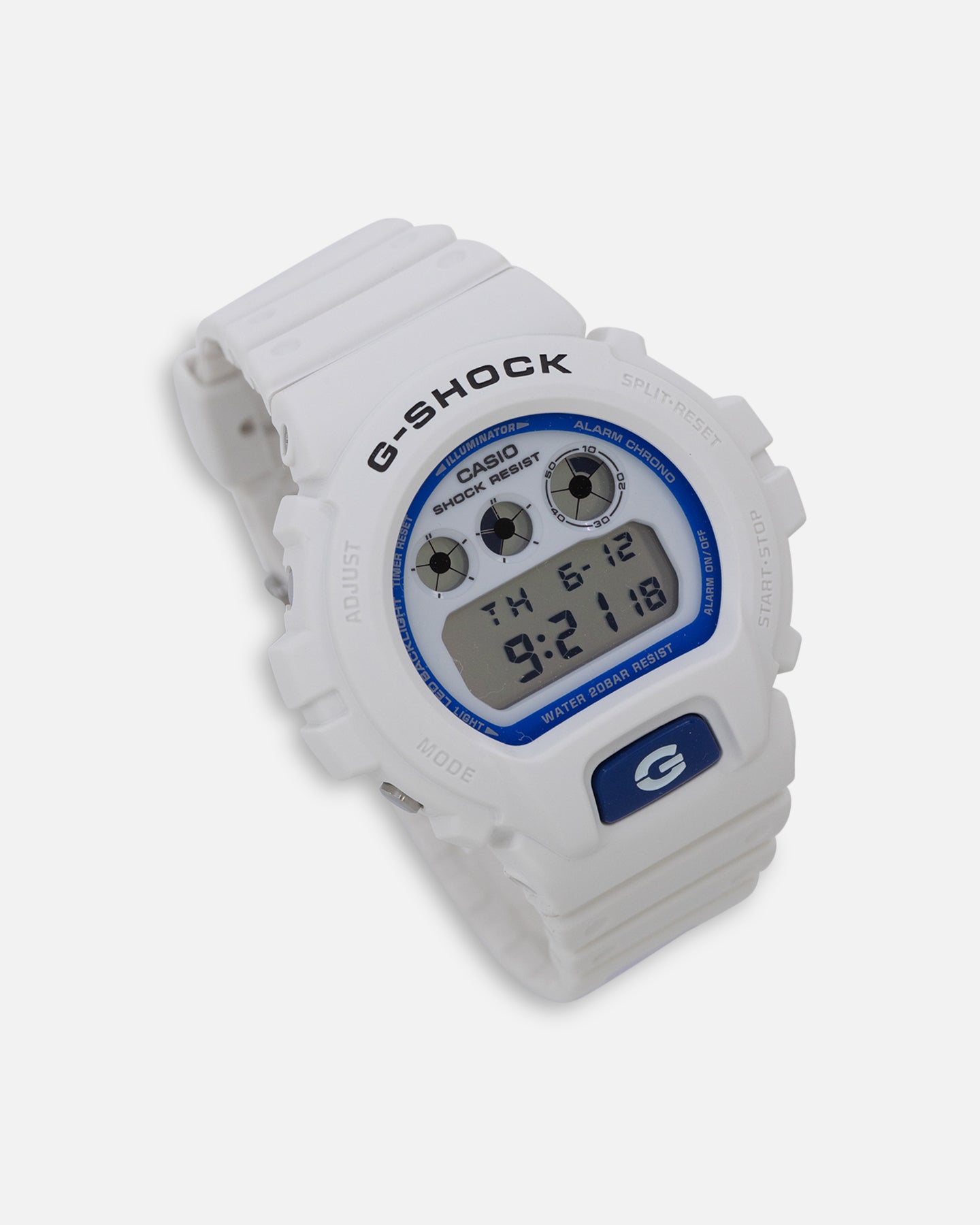 G Shock DW6900HDS-7D Watch White/Blue、mySite、zt4zffjzw