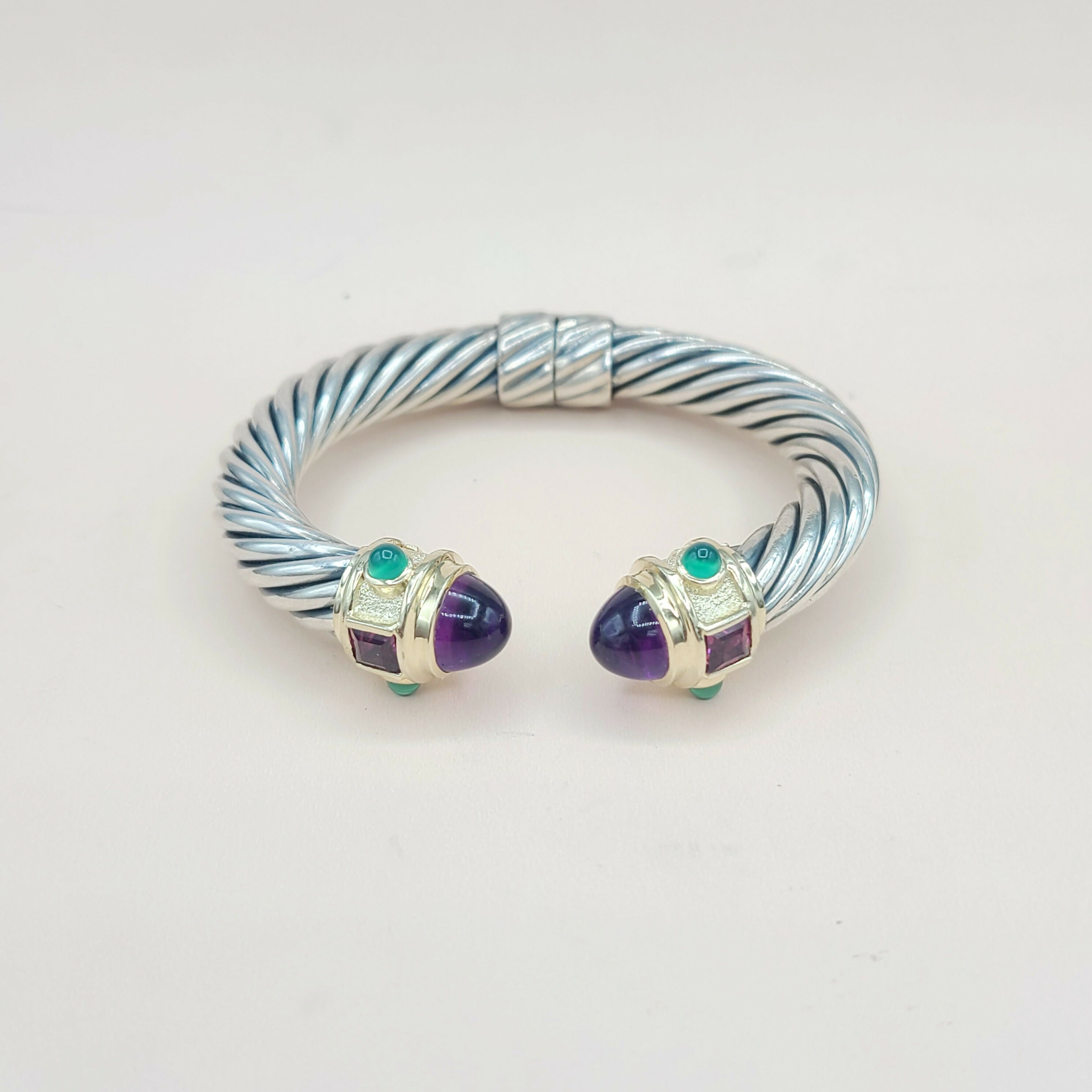 David Yurman Renaissance Bracelet 10mm Amethyst & Garnet、mySite、hinf8tx79