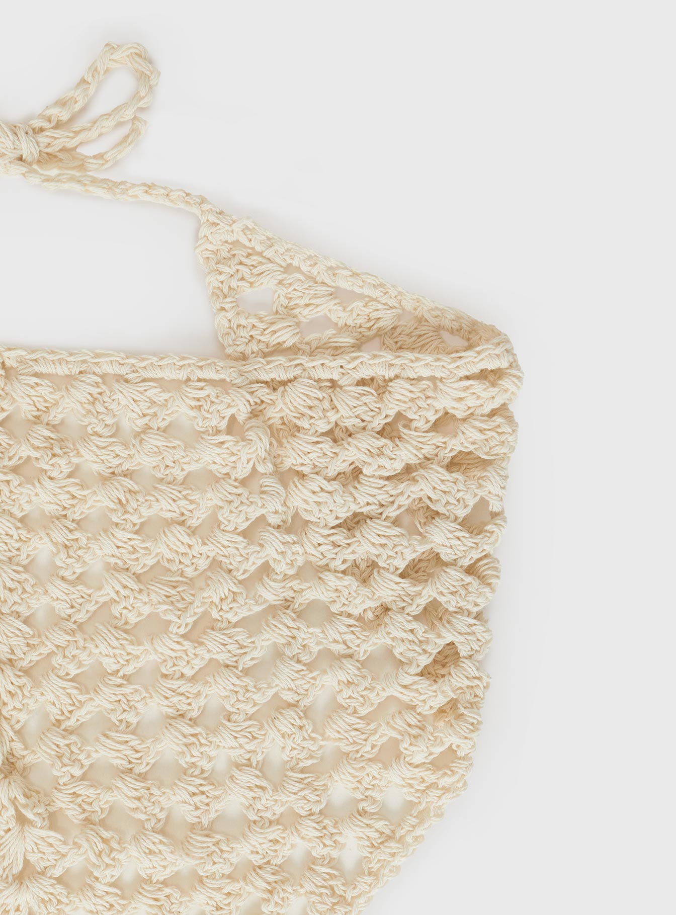 Purley Crochet Hair Scarf White、mySite、solidvoid