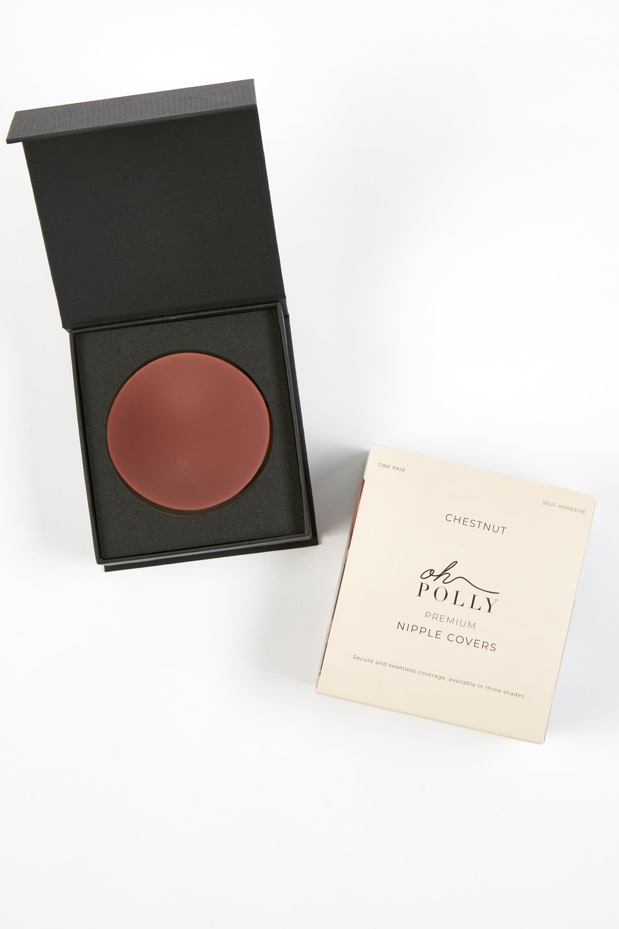 Reusable Silicone Nipple Covers in Chestnut、mySite、solidvoid