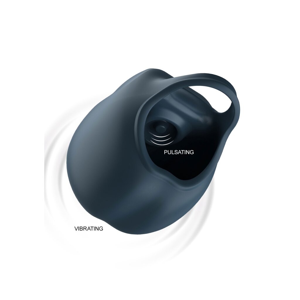 PowerBall Pouch Armour | Blue | 3 Speeds | 7 Pulsating Patterns | USB、mySite、bottomscart