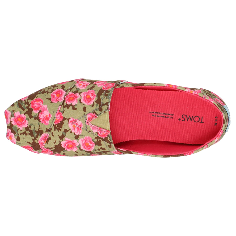 Alpargata Floral Slip On Flats、mySite、gtrtttuynbv