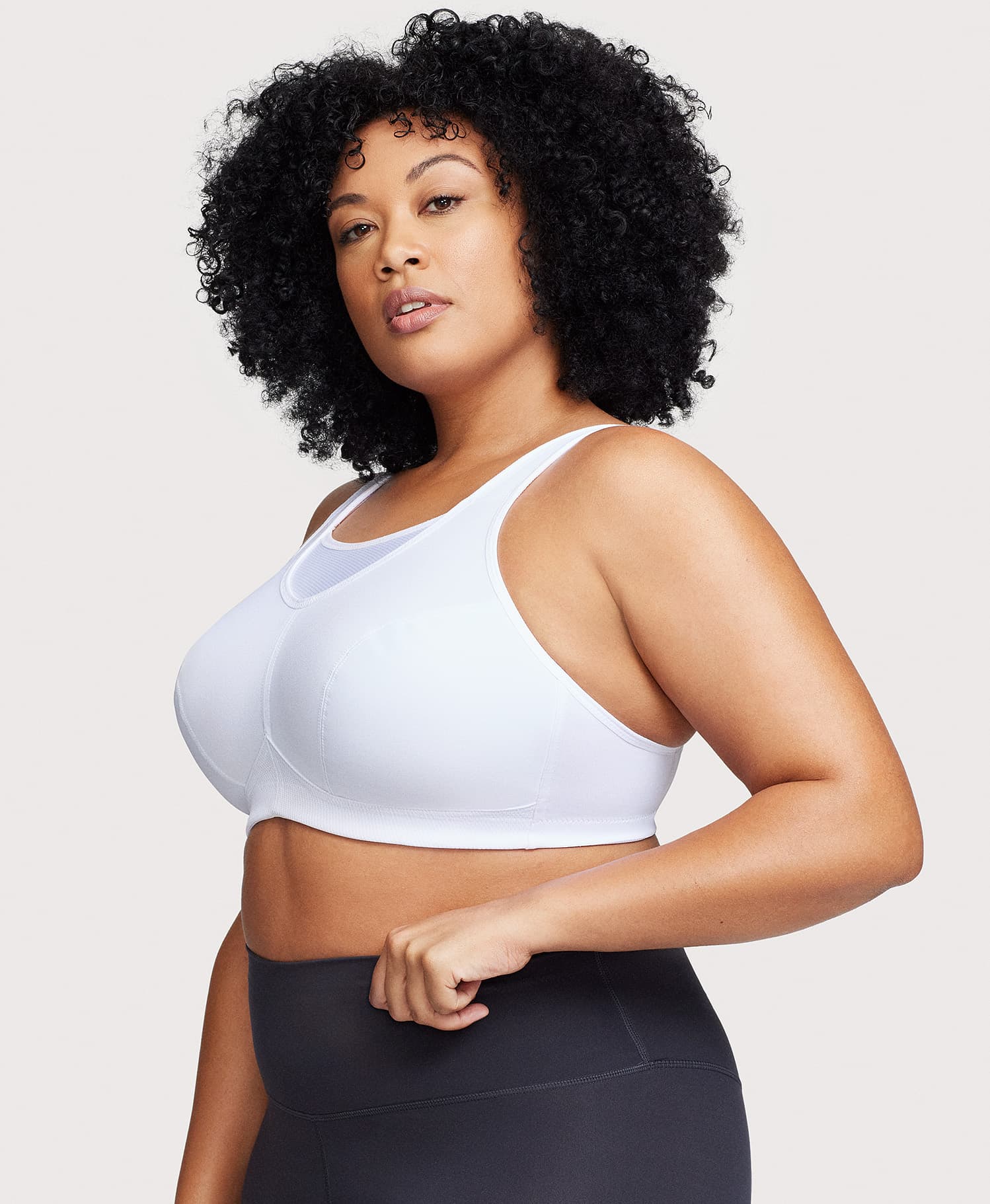  No-Bounce Camisole Sports Bra White、mySite、justintrudeaud