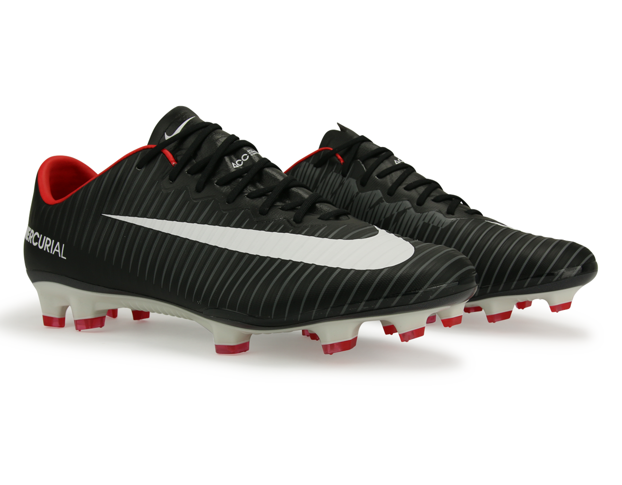 Nike Men's Mercurial Vapor XI FG Black/White/Dark Grey、mySite、noshort