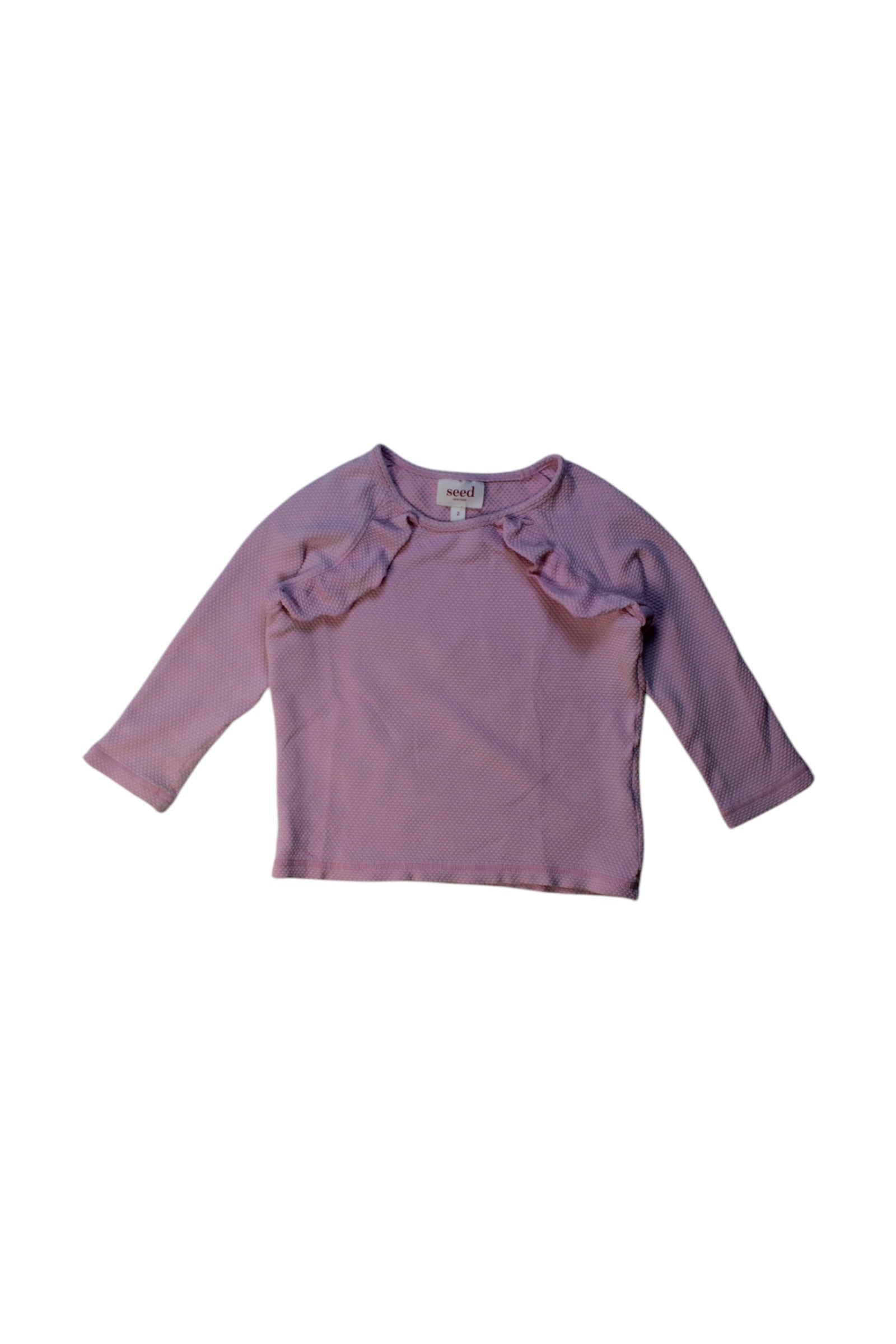 Seed Ruffle Detail Top - Size 2T、mySite、g9winljtr