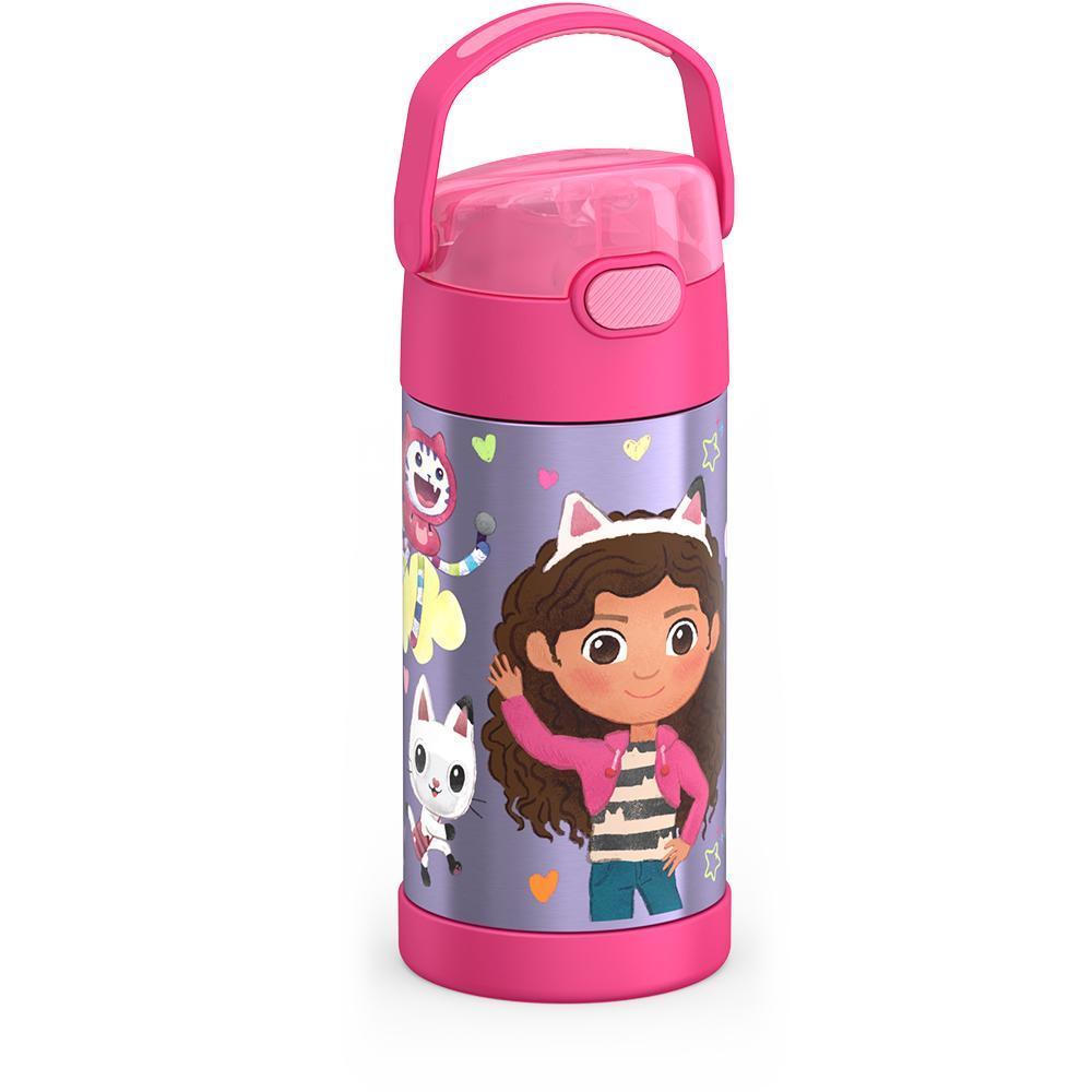 12oz FUNTAINER® WATER BOTTLE GABBY'S DOLLHOUSE、mySite、noshort