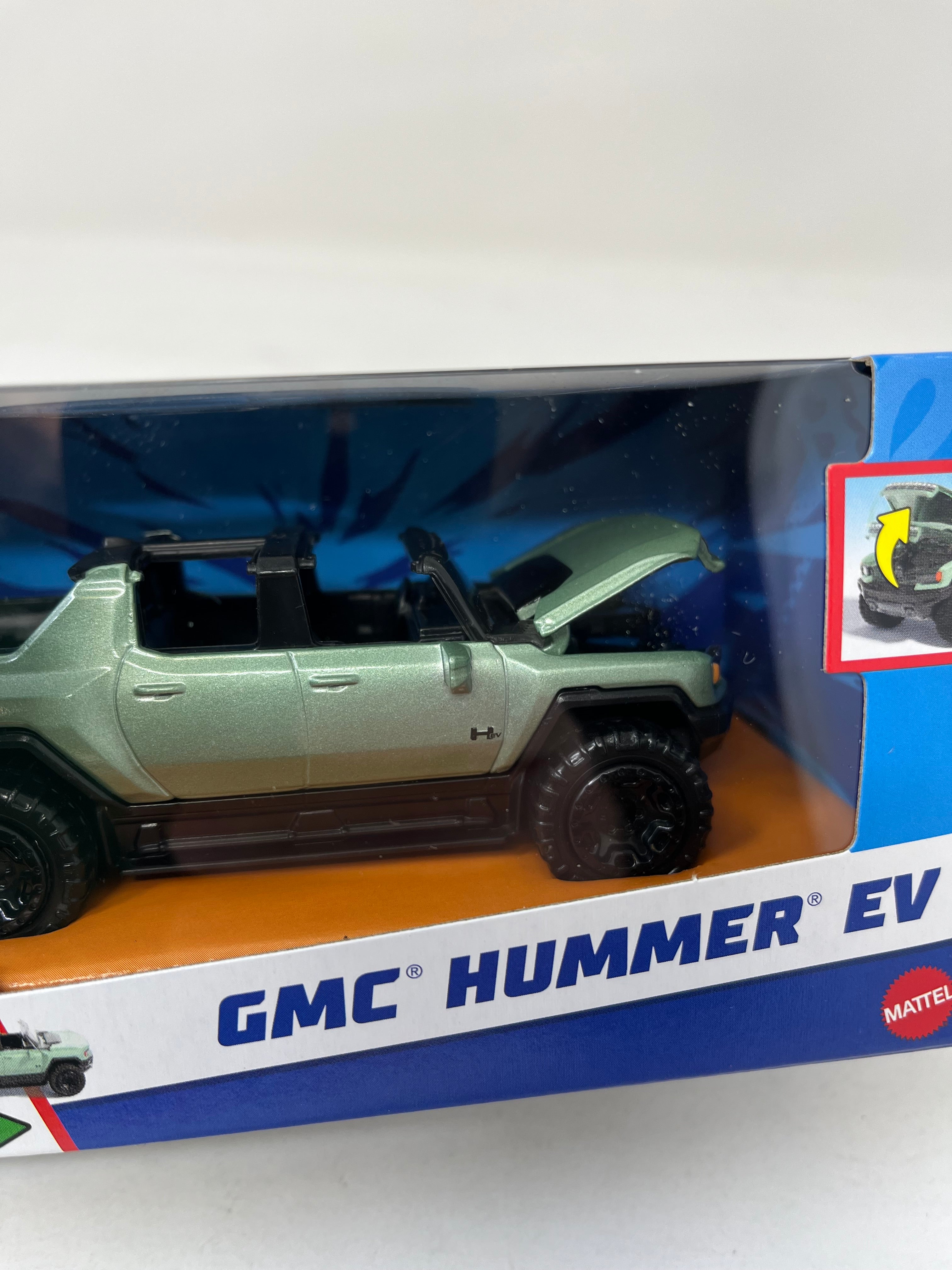 GMC Hummer EV * GREEN * 2024 Hot Wheels Pull-Back Speeders 1:43 scale、mySite、hgirdovlk