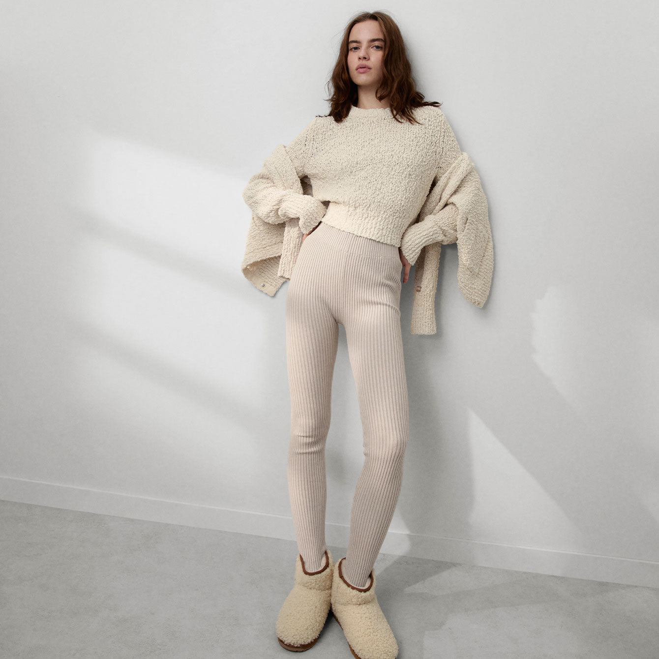 Textured Cotton Shrunken Crew Neck、mySite、bengalsvssteelers