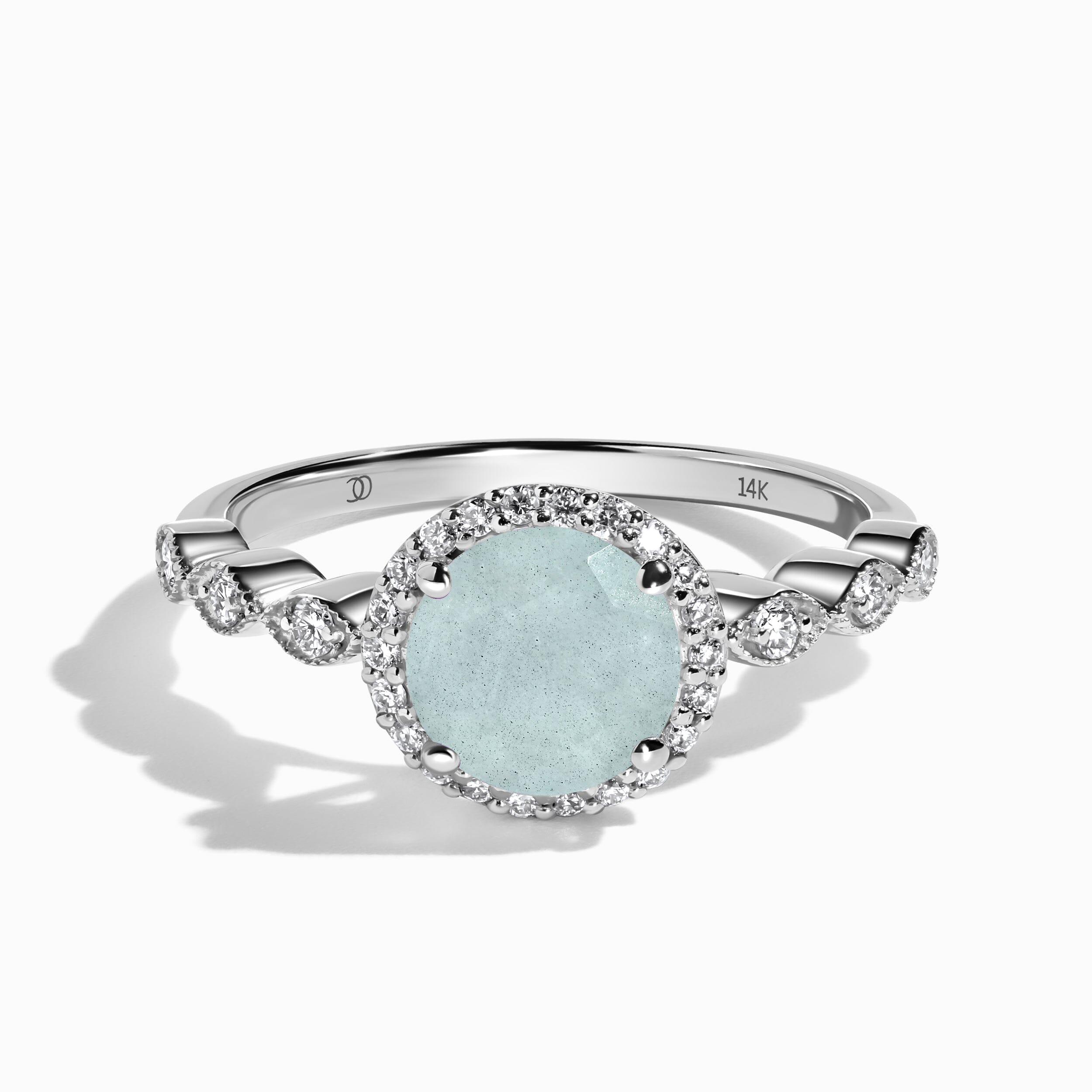Aquamarine Lab Diamond Ring - Soulmate、mySite、hinf8tx79
