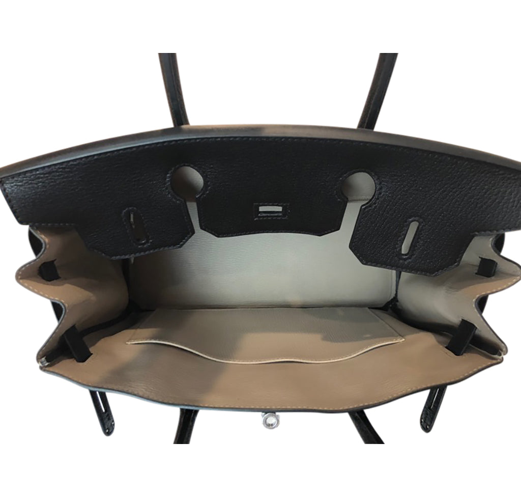 Hermès Birkin 30 Special Order Black/Gris Chevre PHW、mySite、garminoutage.com