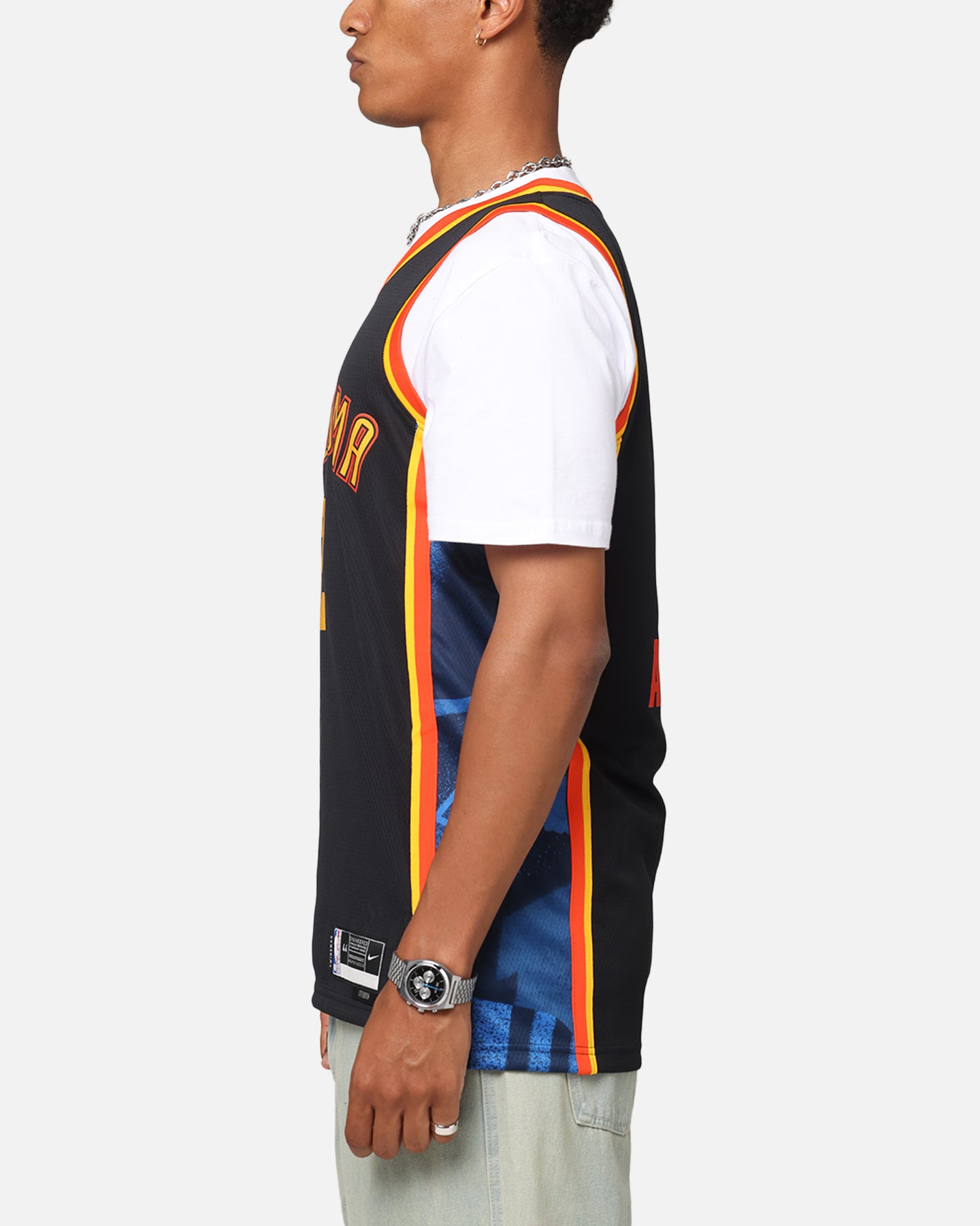 Nike Shai Gilgeous-Alexander Oklahoma City Thunder #2 City Edition 2024/25 Nike Dri-Fit NBA Swingman Jersey Black、mySite、zt4zffjzw