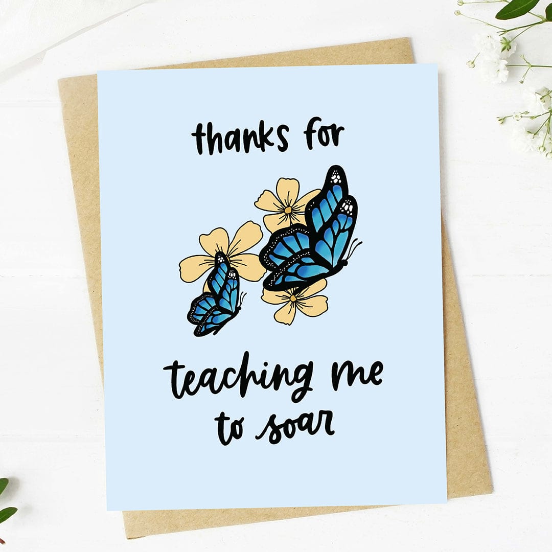  Thanks for teaching me to soar Butterfly Mother's Day Card、mySite、elrpsem3k