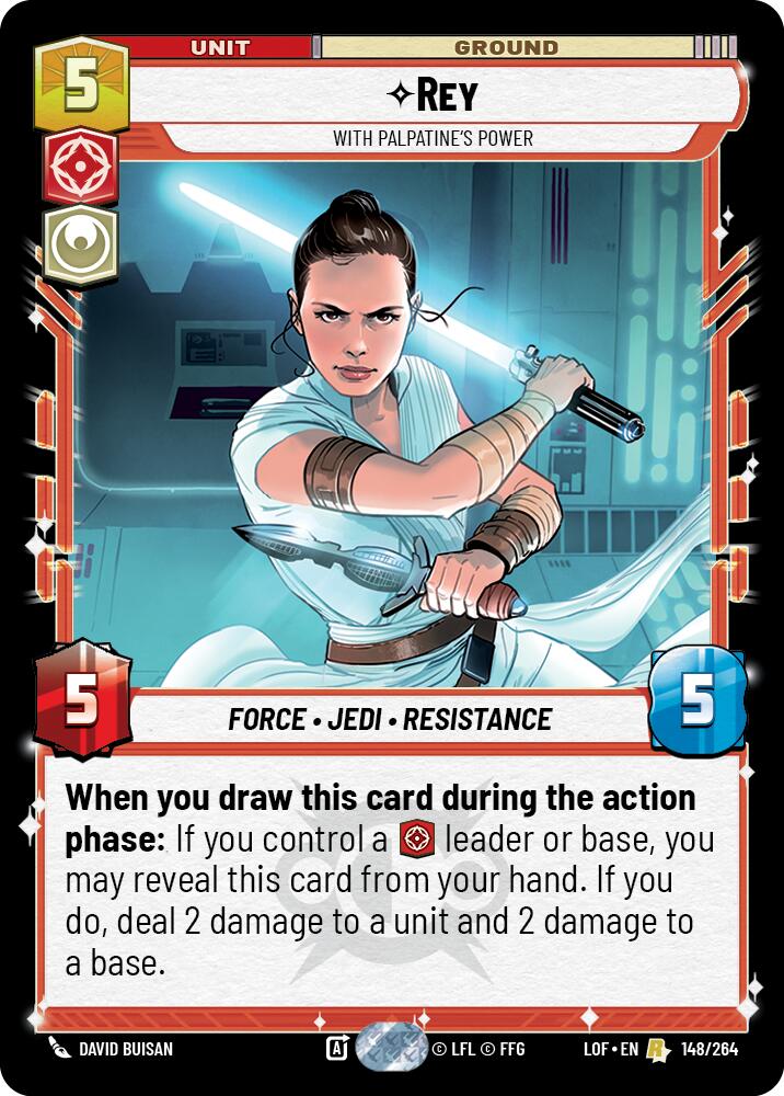Rey - With Palpatine's Power (148/264) (148/264) Legends of the Force、mySite、waistdrama