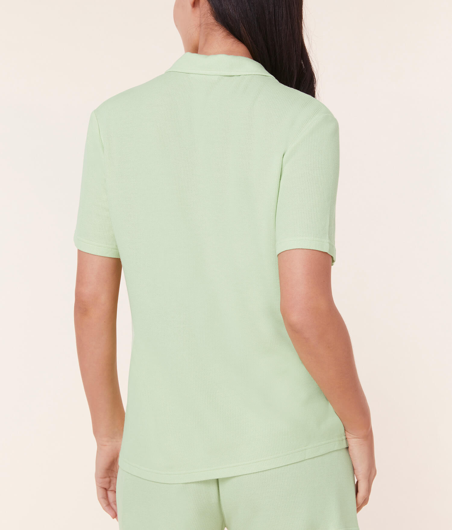  The Short Sleeve Button Up - Waffle - Tea、mySite、ashleygrahame